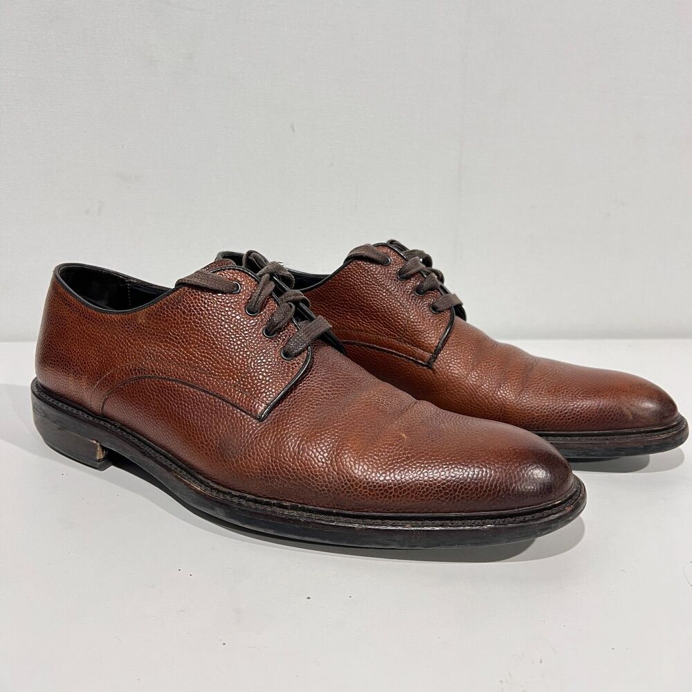 To Boot New York Adam Derrick Mens 10 Shoes Brown Leather Lace Up Oxford 1382